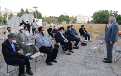 آئین ادامه عملیات احداث مسجد “علی ولی الله” در شیراز   